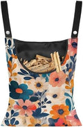 Colorful Gorgeous Flowers Rotatable Clothespin Storage Bag by CREAMIC