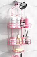 DAOYA Pink 3-Tier Over Head Shower Caddy by DAOYA