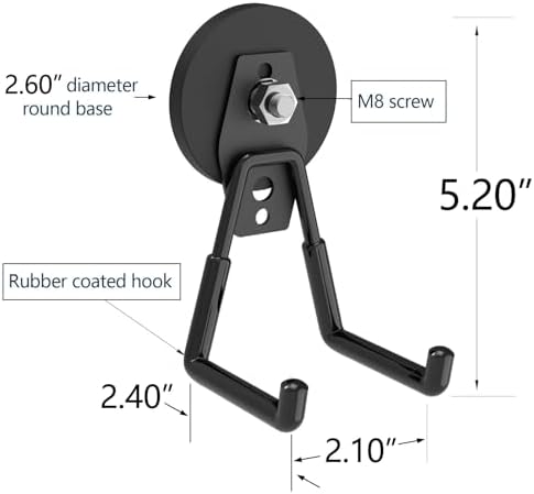 Super Strong Magnetic Hooks Heavy Duty, Magnetic Utility Hooks - Image 2