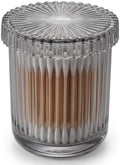 rejomiik Thick Glass Qtip Holder Apothecary Jars by rejomiik