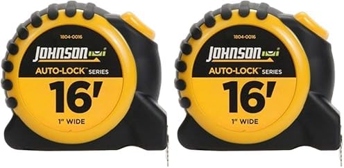 Johnson Level & Tool 1804-0016 Auto-Lock Power Tape, 1 Tape by Johnson