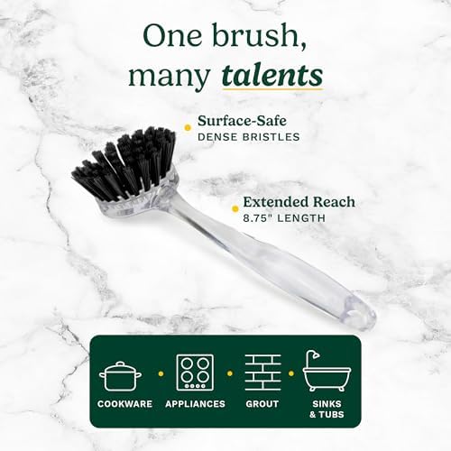 Cuisinart Dish Brush with Handle, 2 Pack, Firm Bristles - Image 5