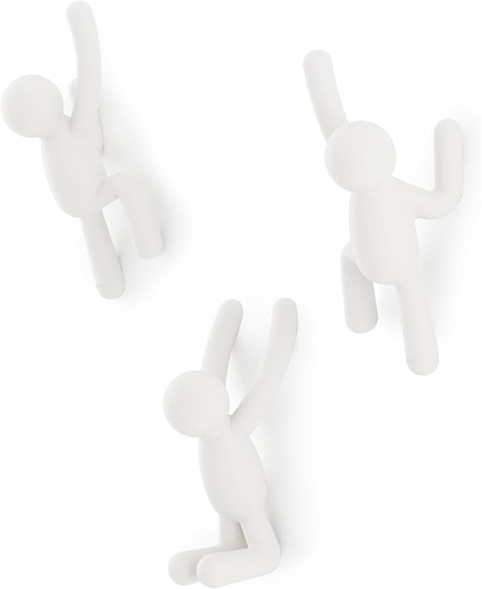 Umbra Buddy Wall Hooks, Decorative Wall Mount Coat Hooks, holds 5lbs per hook by Umbra