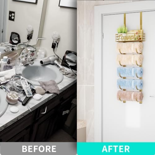 HapiRm Towel Racks for Bathroom Storage - Image 5