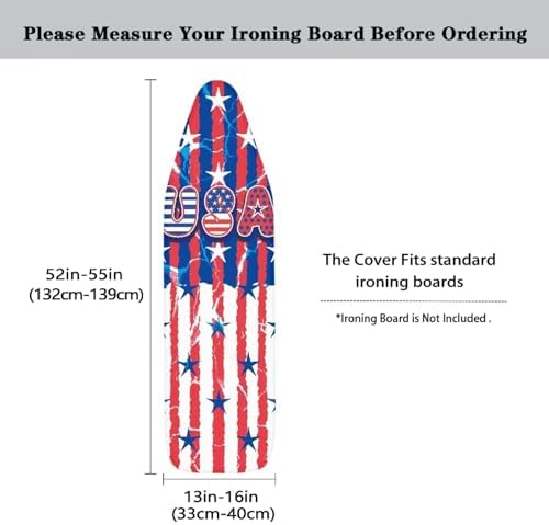 USA Flag Ironing Board Cover Standard Size 15x54 inch Ironing Board Cover - Image 5