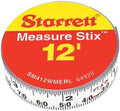 Starrett Tape Measure Stix, 1/2" x 144", S12 Style by Starrett