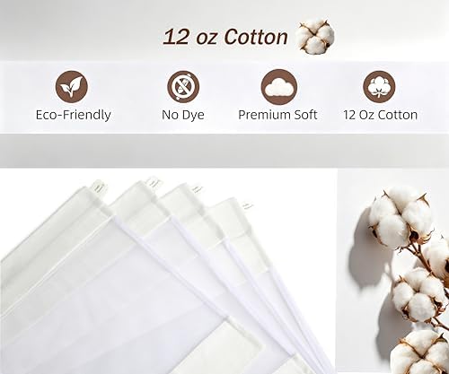 Cotton Mesh Laundry Bags, with Hidden Zipper - Image 5