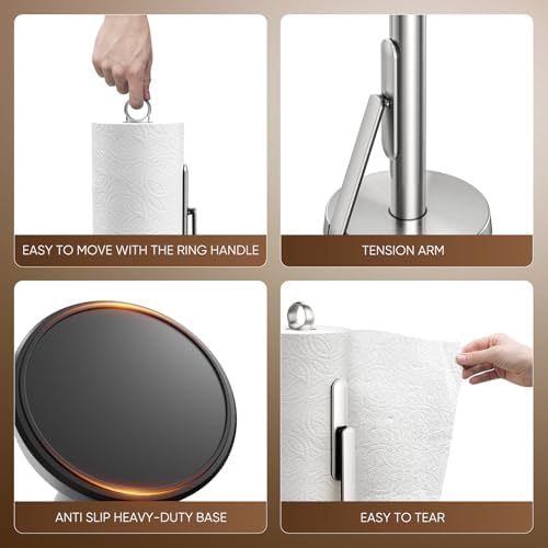 theaoo Heavy-Duty Paper Towel Holder - Image 6