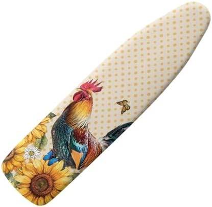 Chicken Sunflower Ironing Board Cover and Pad Standard Size Iron Board by Tongluoye