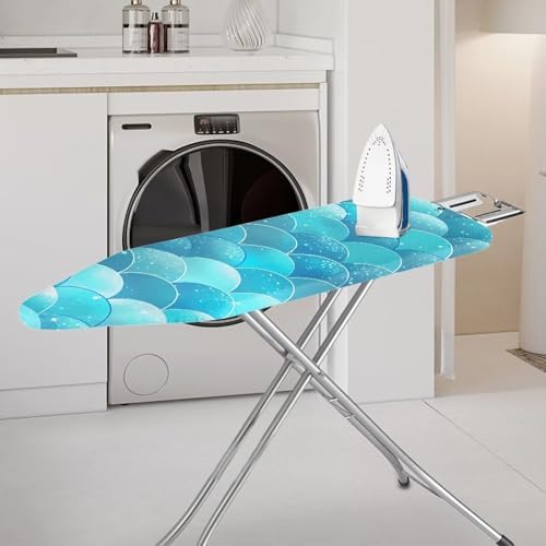 Mermaid Thick Padding Ironing Board Covers Durable Stain Resistant Hook and - Image 2