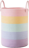80L Extra Large Rainbow Hamper Laundry Basket by MOJOSCEND