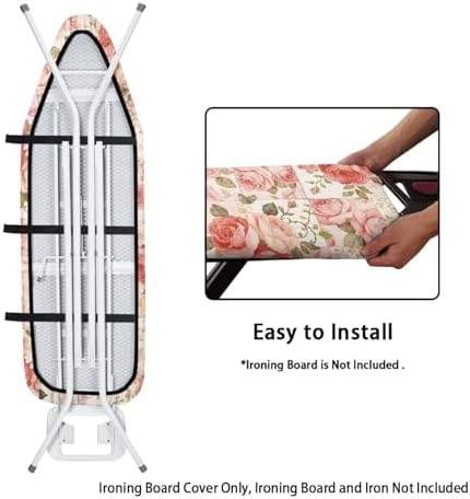 Rose Plaid Ironing Board Cover - Image 4