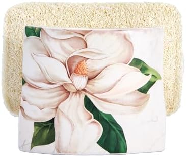 Bico Magnolia Floral Ceramic Kitchen Sponge Holder - Image 3