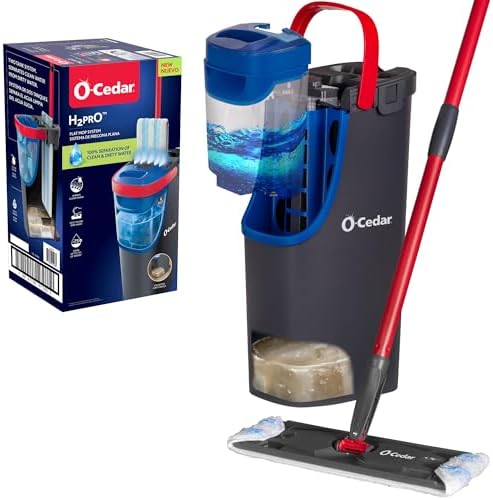 O-Cedar H2prO Flat Mop System | Quick Everyday Cleaning | Dual-Tank Fresh Water by Unknown