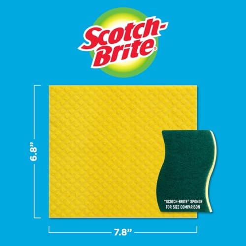 Scotch-Brite Sponge Cloths, Reusable Dish Towel that Absorbs Like a Sponge - Image 5