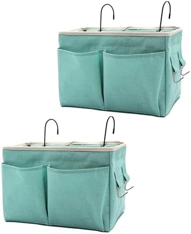 2-Pack Bedside Caddy Bedside Hanging Storage Basket Multi-Function Organizer by Someteth
