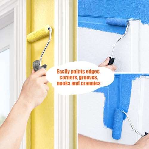 24pcs 4 Inch Microfiber Paint Roller Covers 1/3" Nap, Non-Shedding - Image 6