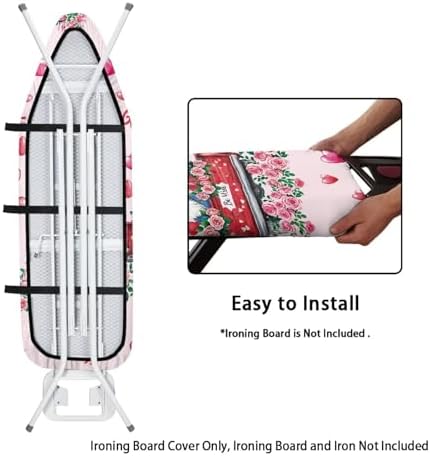 Gnome Ironing Board Cover Love Heart Standard Size 15 x 54 Stain Resistant - Image 4