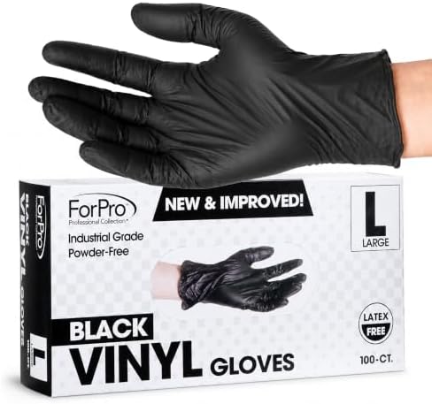ForPro Disposable Vinyl Gloves, Industrial Grade, Powder & Latex Free, - Image 2