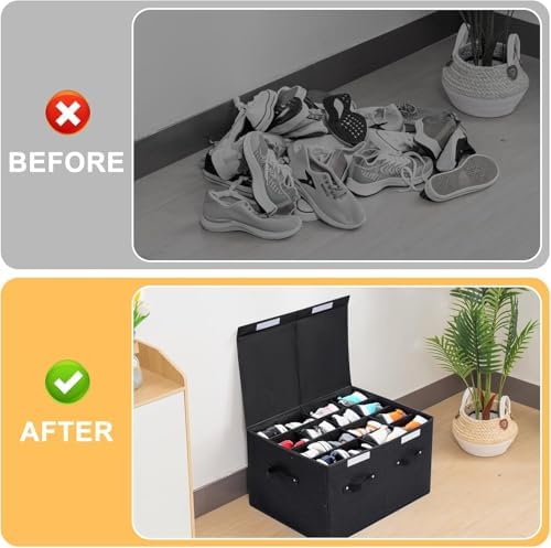 Shoe Organizer for Closet, Shoe Storage Box - Image 5