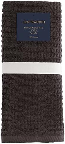CRAFTSWORTH Cotton Kitchen Towels15 x 26" Solid Beige Kitchen Hand Towels - Image 2