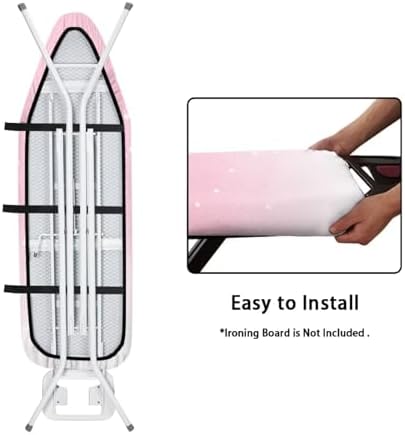 Iron Board Cover with Padding, Stain Resistant Ironing Board Replacement Cover - Image 5