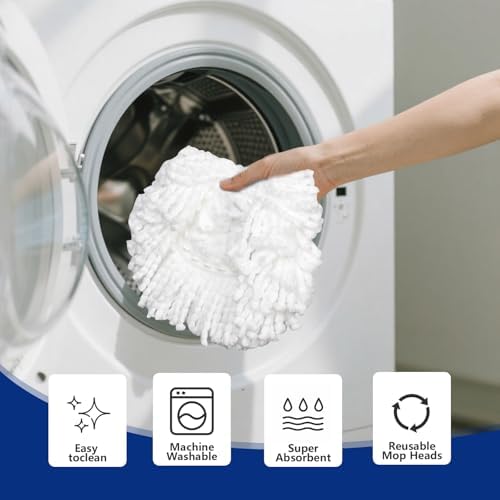 New 4 Pack Mop Head Replacement Compatible - Image 5