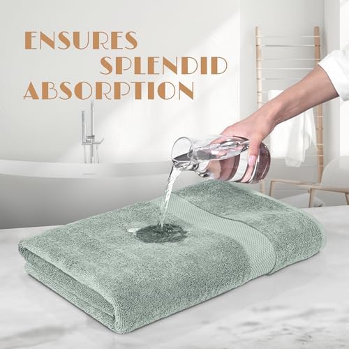 White Classic Luxury Soft Bath Sheet Towels - Image 5