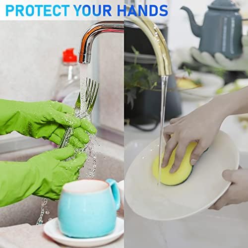 Disfore Rubber-Gloves Dishwashing Gloves - Image 3