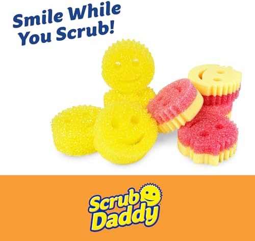 Scrub Daddy 4 Scrub Daddy Sponges & 4 Scrub Mommy Kitchen Sponges - Image 3