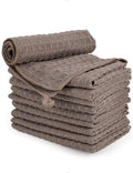 watchget 10 Pack Microfiber Espresso Barista Cleaning Towels, Light Brown by watchget
