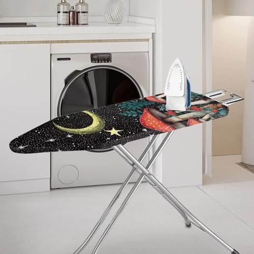 Moon Mushroom Ironing Board Cover and Pad Soft Ironing Board Cover, Non Stick - Image 2