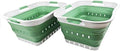 SAMMART 42L Collapsible Plastic Laundry Basket by SAMMART