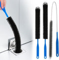 Flexible Cleaning Tool, Bendable Sewer Drain Brush, Long Pipe Cleaner by XENNRY