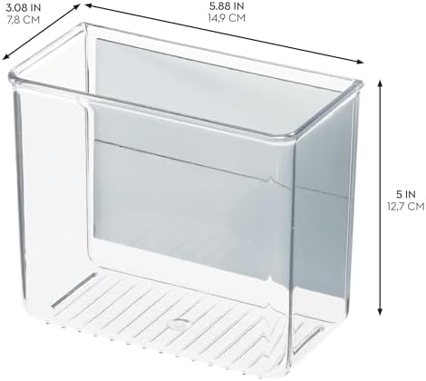 iDesign Magnetic Small Clear Plastic Organizer Bins - Image 3