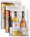 Maison d' Hermine Kitchen Towels Set of 3 Reusable 100% Cotton 27.50" x 20" by MaisondHermine