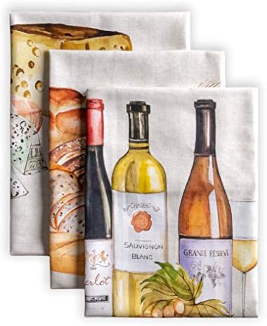 Maison d' Hermine Kitchen Towels Set of 3 Reusable 100% Cotton 27.50" x 20" by MaisondHermine