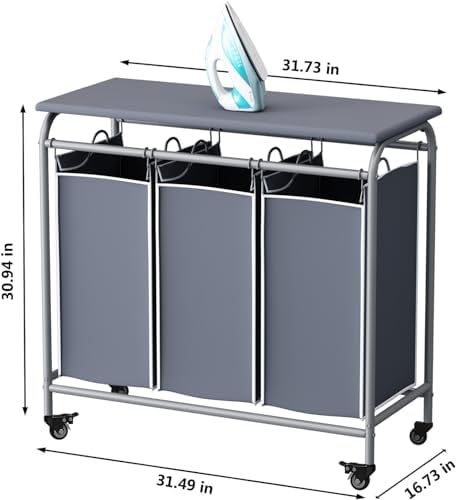 LINZINAR 3-Bag Laundry Hamper - Image 5