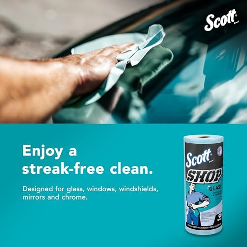 Scott Shop Towels Glass, 90 Towels/Roll, 12 Rolls/Case - Image 4