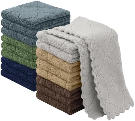 Homaxy Super Soft Coral Velvet Dish Cloths 18 Pack by Homaxy
