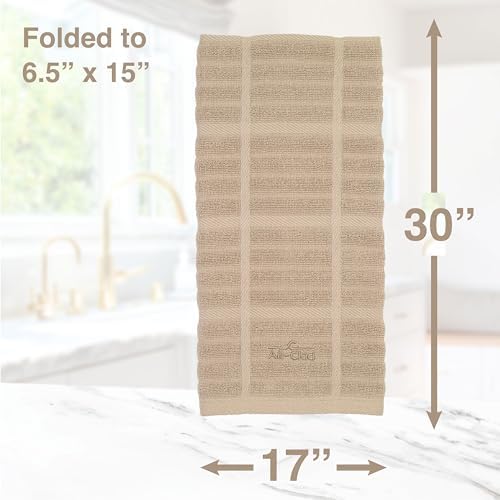 All-Clad Solid Kitchen Towels: Highly Absorbent, Super Soft Long Lasting - Image 3