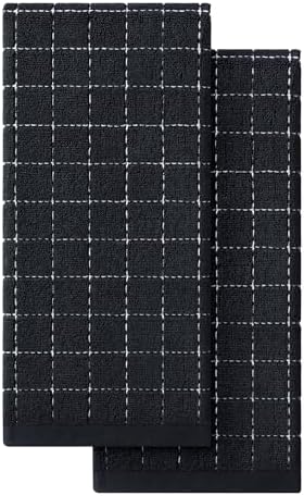 Homaxy 100% Cotton Terry Kitchen Towels, 2 Pack by Homaxy