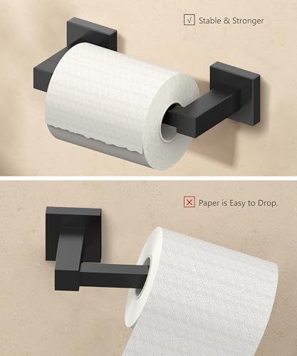 FORIOUS Commercial Toilet Paper Holder Wall Mount Bathroom Tissue Holder - Image 4