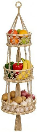 Halidali 3 Tier Hanging Fruit Baskets by Unknown
