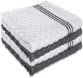 Washcloths Set, 12x12 Inch by INFICRIME