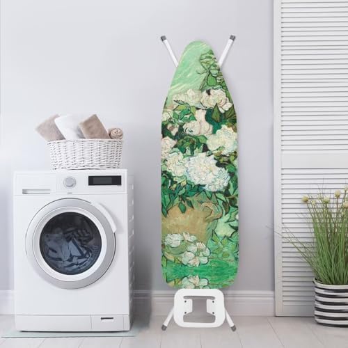 White Rose Ironing Board Cover Dust Covers 15 x 54 Heavy Duty Iron Board Covers - Image 4