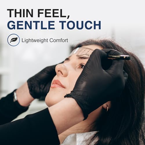 Schneider Black Nitrile Gloves, Gloves Disposable Latex Free, Powder Free - Image 6
