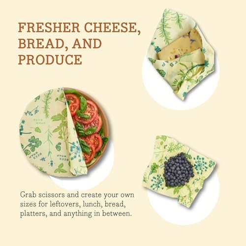Bee's Wrap Vegan Beeswax Wrap Roll, 14 x 52 in - Image 4