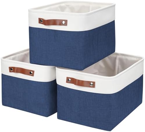 Bagnizer Storage Bins Large Fabric Storage Baskets by Bagnizer