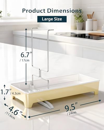 Minimalist Sink Caddy, Rustproof Sponge Holder - Image 3